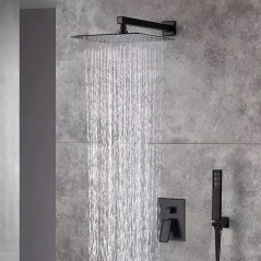 Composition de douche Chantilly : Design Noir, Économie d’Eau et Luxe Écologique