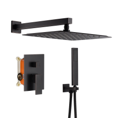 Composition de douche Chantilly : Design Noir, Économie d’Eau et Luxe Écologique