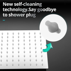 Douche Murale Pétro : Chrome Luxe, Économie d’Eau et Design Moderne