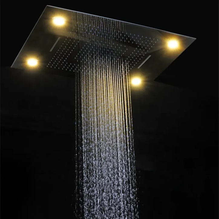 Ciel de pluie de douche thermostatique led, Livourna Ciel de pluie de douche thermostatique led, Livourna