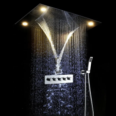 Livourna : Douche LED Luxe & Relaxation - Transformez Votre Salle de Bain