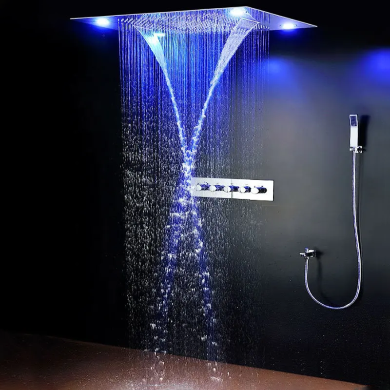 Livourna : Douche LED Luxe & Relaxation - Transformez Votre Salle de Bain