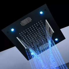 Quita : Ciel de Pluie LED Connecté - Musique, Chromothérapie et Luxe Douche