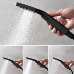 Mako : Ciel de Pluie Noir - Luxe, Bluetooth et Douche Multisensorielle