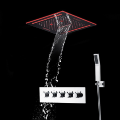 Ciel de pluie connecté led chrome, King