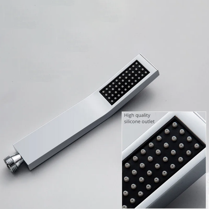 Ciel de pluie led thermostatique massant chrome, London