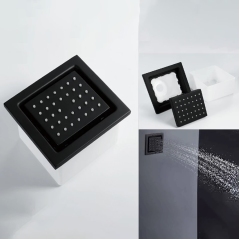 Ciel de pluie Lisboa : Luxe LED, jets hydromassants et design noir