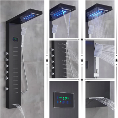 Découvrez le Panneau de Douche LED Milano : Luxe, Confort et Technologie