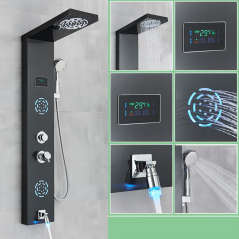 Panneau de Douche Horus - Luxe, Jets Massants et Éclairage LED Innovant