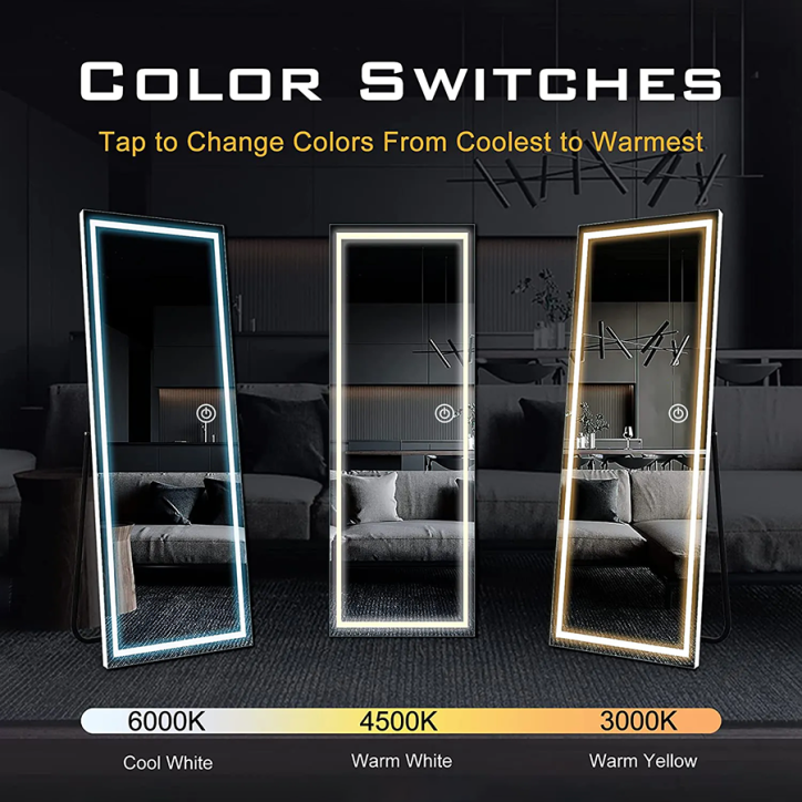 Miroir led de dressing sensitif 1600 x 500 mm, Graphe