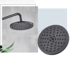 Colonne de Douche Noire : Design Moderne, Bec de Bain & Hauteur Ajustable