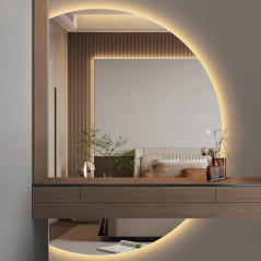 Miroir led demi lune 1000 x 900 mm sensitif, Openda