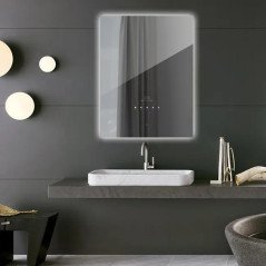 Miroir Connecté Danub - Technologie, Anti-Buée et Design Élégant