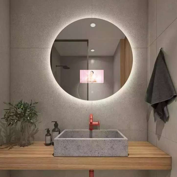 Miroir lumineux led connecté Ø60 cm, Angel