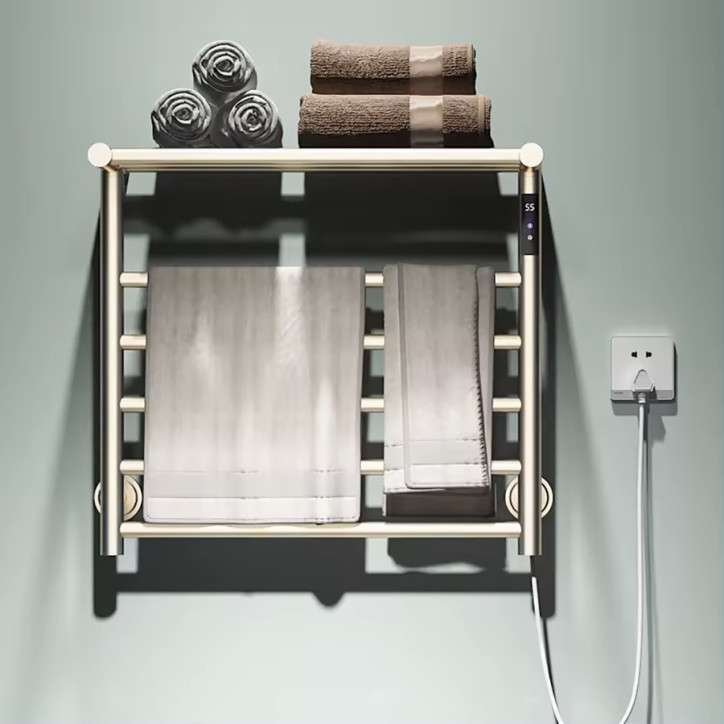 Sèche serviette électrique doré brossé, Minos