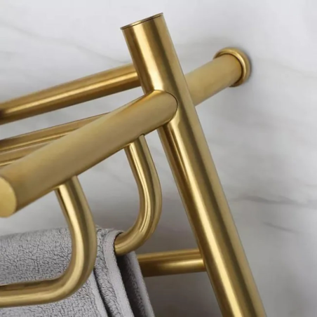 Sèche serviettes électrique 180w doré, Bora