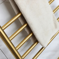 Sèche-Serviettes Électrique Malaga - Luxe Doré et Chaleur Confortable