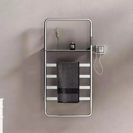 Sèche-Serviette Apollo 300W - Élégance Gris Gun et Confort Chaleur Moderne