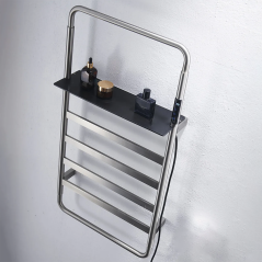 Sèche serviette électrique 300W gris, Apollo