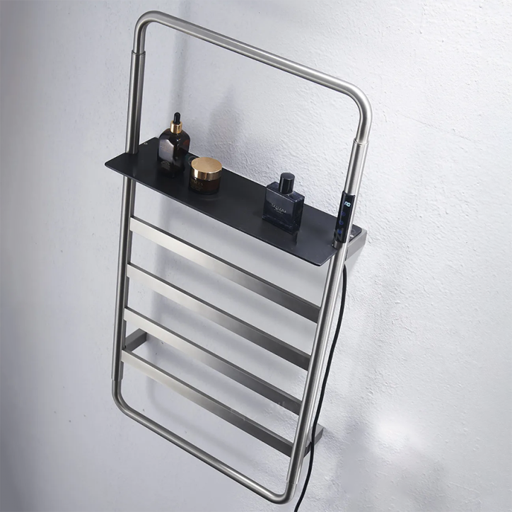 Sèche serviette électrique 300W gris, Apollo