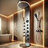 Colonne de douche hydromassante